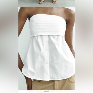 Zara poplin top - quiet luxury for a cheap price!